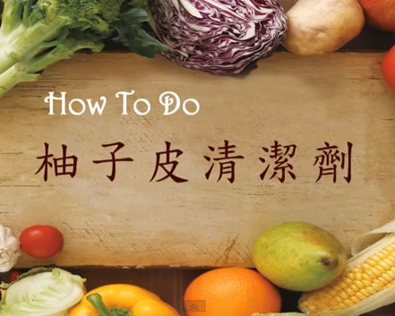《快樂生活提案》中秋柚子，DIY柚子皮清潔劑