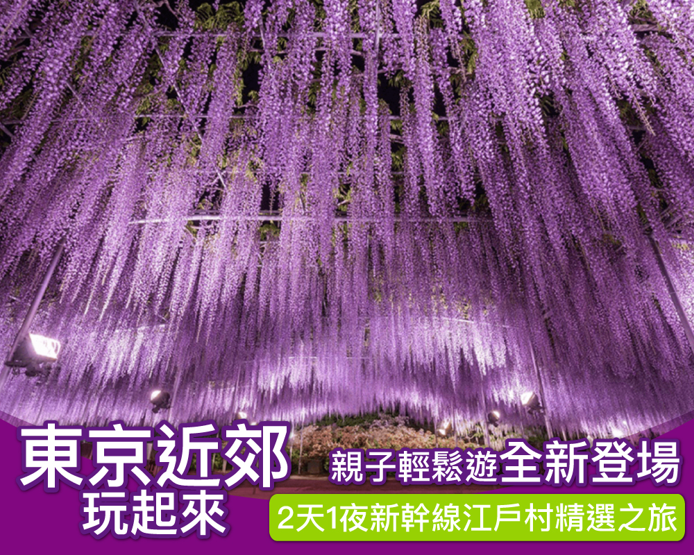 [日本輕鬆遊 東京近郊] 2天1夜新幹線江戶村精選之旅