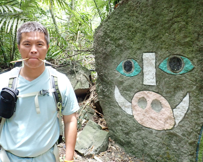山豬部落追山豬，與吉祥物石雕一同守護聖山～嘉義神話步道
