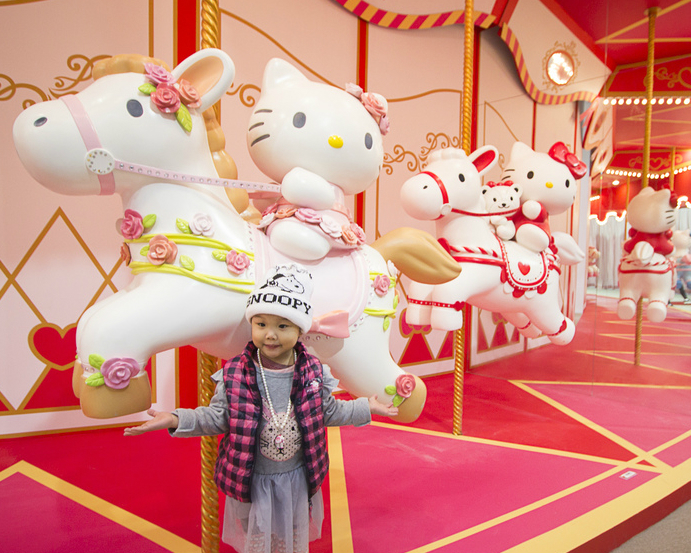 【HELLO KITTY GO AROUND!!歡樂嘉年華@花博公園爭艷館】2016/12/16~2017/02/26