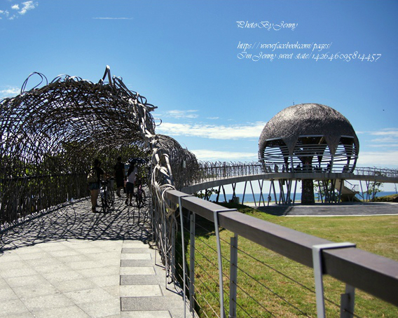 獨樹一格的藤編圓頂，迎接第一道曙光～台東國際地標(海濱公園)