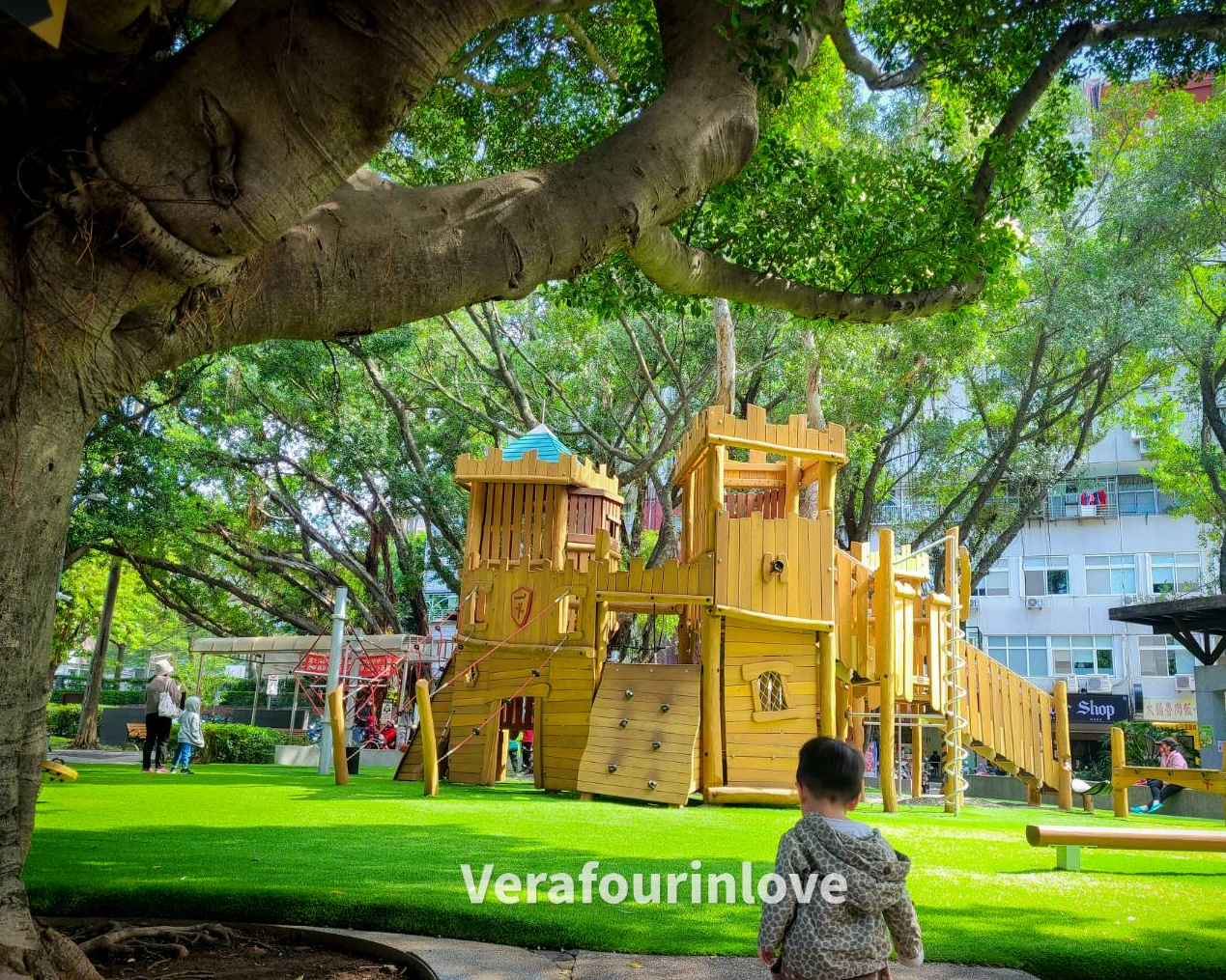 無料足湯、繪本風城堡，全家一起Fun鬆一下～台北復興公園
