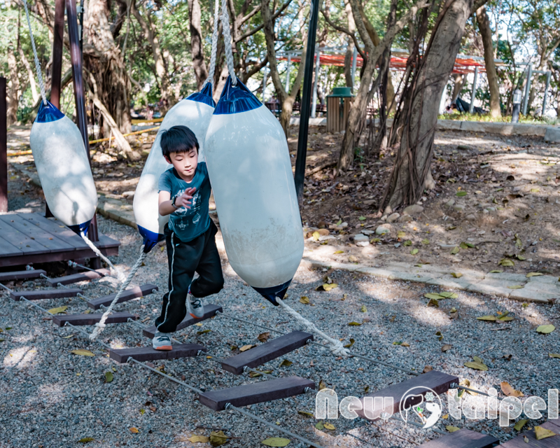 山訓遊戲場闖關趣，松鼠好朋友來作伴～中和嘉穗公園