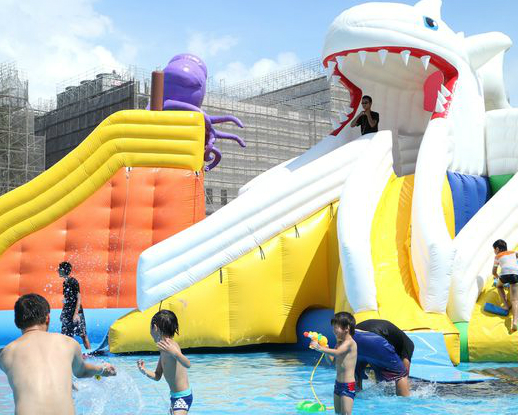 【2017世界兒童手作冰冰節@淡海新市鎮】豔陽、手作、氣墊池！ 2017/07/01~2017/10/29