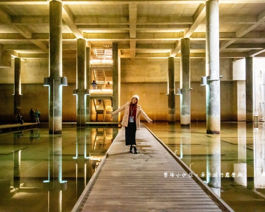 探索地下水宮殿，與光影共舞～桃園大樹林滯洪池「水の秘密基地」